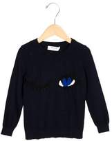 Thumbnail for your product : Milly Girls' Intarsia Knit Sweater navy Girls' Intarsia Knit Sweater