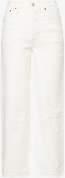 Levi's Womens Cloud Over Ribcage High-Rise Straight Ankle Denim Jeans 26