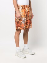 Thumbnail for your product : BARROW Palm-Tree Print Shorts