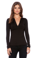 Thumbnail for your product : Susana Monaco Long Sleeve Zip Up Top
