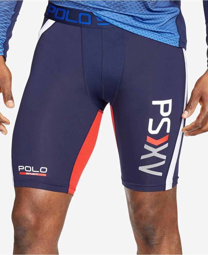 polo compression shorts