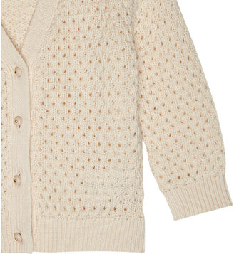 Chloé Knitted cotton-blend cardigan 6-36 months