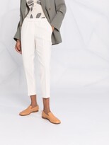 Thumbnail for your product : Antonelli Slim-Fit Cropped Trousers