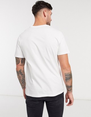 Levi's 2 Horses t-shirt in white with tonal white logo