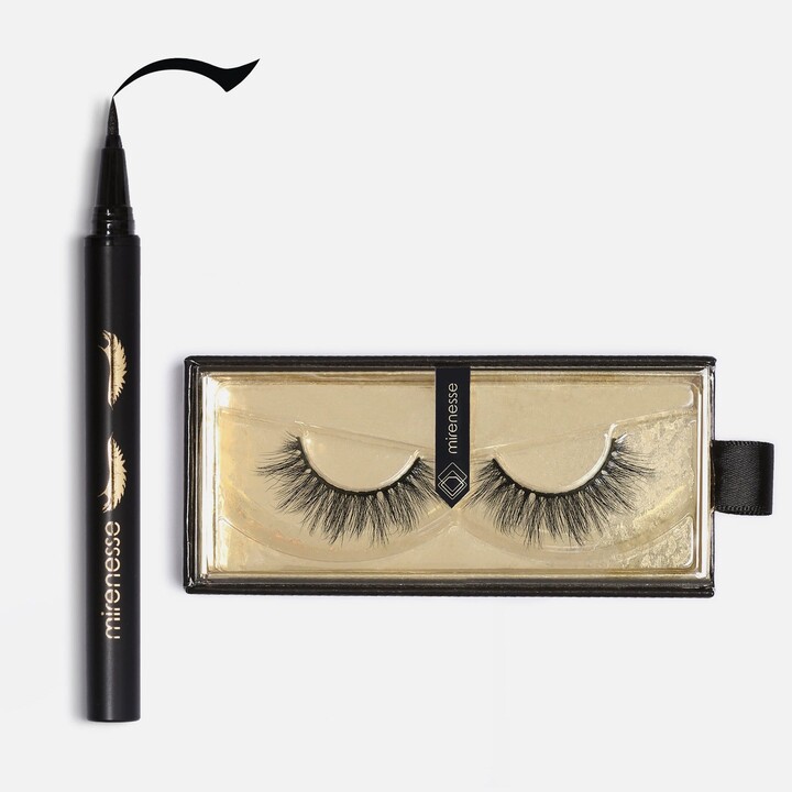 Mirenesse Adhesive Liner + Reusable False Lash Bond Kit - 10. Candice 5D Faux Mink