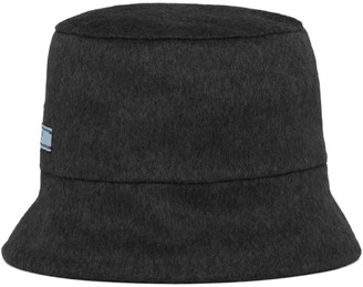 Prada Cashmere Reversible Bucket Hat