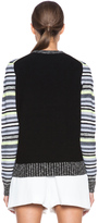Thumbnail for your product : Proenza Schouler Crewneck Merino Wool-Blend Sweater in Lavender & Celadon