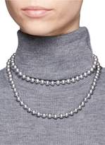 Thumbnail for your product : Kenneth Jay Lane Glass pearl long strand necklace