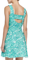 Thumbnail for your product : Yoana Baraschi Amelie Floral-Print Low-Back Dress