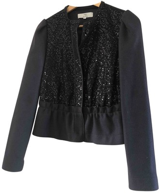 Hoss Intropia Black Wool Jacket for Women