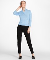 Thumbnail for your product : Brooks Brothers Silk-Cashmere Shawl-Collar Sweater