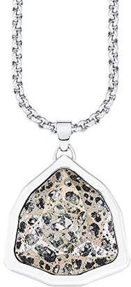 S'Oliver 525688 Women's Chain with Pendant Stainless Steel Glass Multi-Coloured Crystal Rose Patina