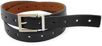Fashion Focus End-to-End Perforated Reversible Belt