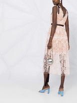 Thumbnail for your product : Self-Portrait Rose Lace Midi Dress