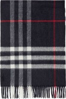 Thumbnail for your product : Burberry Fringed Check Cashmere Scarf