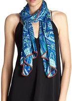 Thumbnail for your product : Etro Paisley Printed Silk Scarf