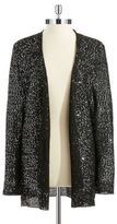 Thumbnail for your product : DKNY DKNYC Sequin Flyaway Cardigan
