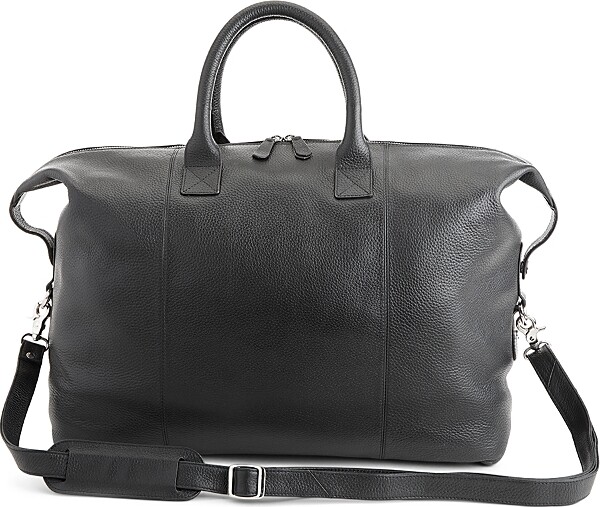 ROYCE New York Pebble Grain Medium Duffle Bag