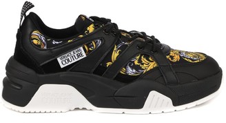 black and gold versace shoes