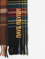 Thumbnail for your product : Rave Review Upcycled Totto tartan-print wool scarf