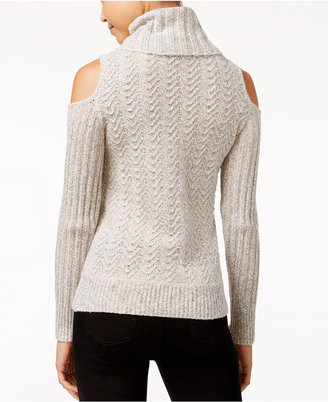 American Rag Cold-Shoulder Turtleneck Sweater, Only at Macy's