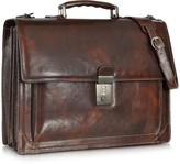 Thumbnail for your product : L.a.p.a. Cristoforo Colombo Collection Leather Briefcase