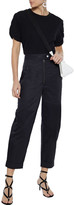 Thumbnail for your product : Rebecca Minkoff Caleigh Cropped Cotton-twill Straight-leg Pants