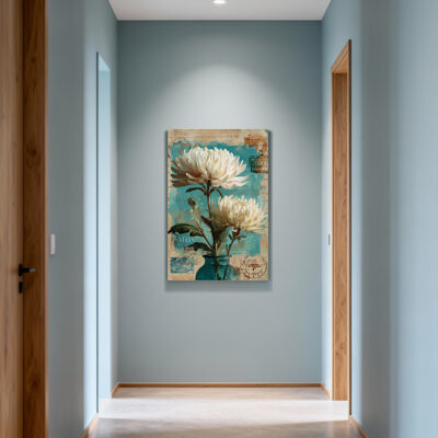 Red Barrel Studio Plants &Flowers Vintage Floral Paris Postcard Design