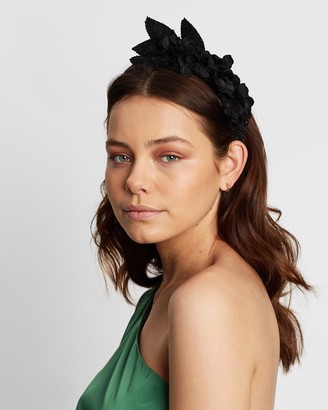 Max Alexander - Women's Black Fascinators - Flower Headband Fascinator - Size One Size at The Iconic