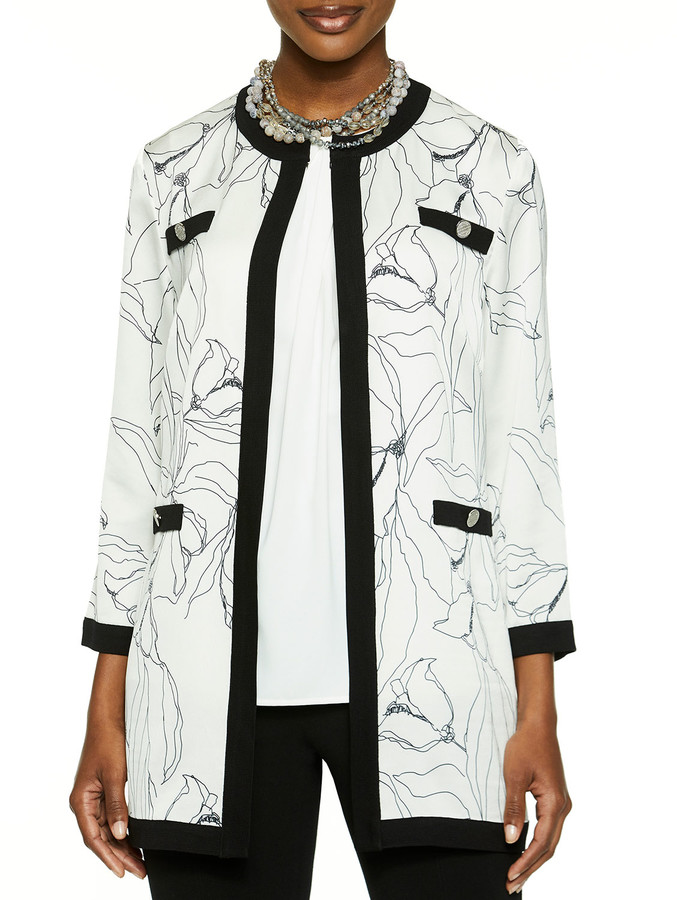 misook white jacket