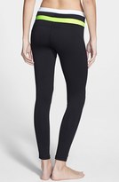 Thumbnail for your product : Love By Design Colorblock Mesh Waistband Leggings (Juniors)