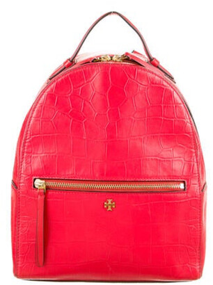 tory burch crocodile backpack