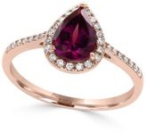 Thumbnail for your product : Effy Rhodolite Garnet (1 ct. t.w.) and Diamond (1/8 ct. t.w.) Ring in 14k Rose Gold