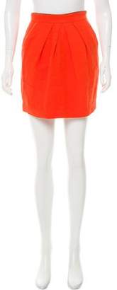 Tamara Mellon Contrast Mini Skirt