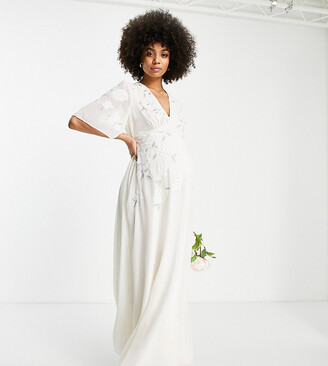 white embroidered dress uk
