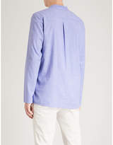Thumbnail for your product : Eton Cross-hatch regular-fit cotton shirt