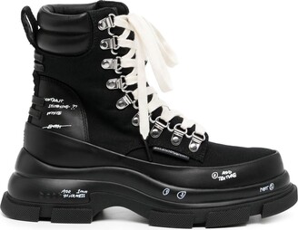 靴 both - GAO EVA L LOGO ANKLE BOOT both - GAO EVA METAL LOGO ANKLE BOOT-BLACK – both paris