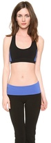 Thumbnail for your product : So Low SOLOW Colorblock Bra with Mesh Back