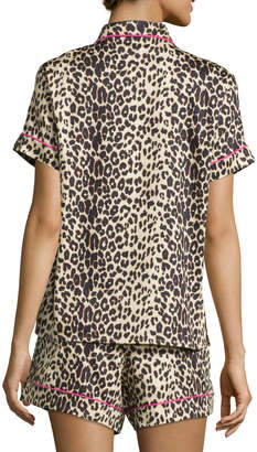 BedHead Wild Thing Printed Shorty Pajama Set, Leopard