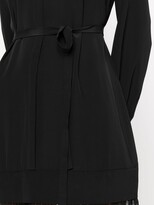 Thumbnail for your product : Jason Wu Logo-Embroidered Hem Silk Dress