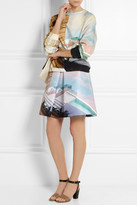 Thumbnail for your product : Mary Katrantzou Kathmandu printed satin-twill skirt
