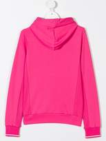 Thumbnail for your product : Harmont & Blaine Junior TEEN studded logo hoodie