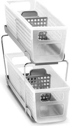 Made Smart Madesmart 2-Tier Plastic Mini Multipurpose Organizer