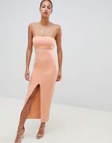 Thumbnail for your product : ASOS Design Scuba Bandeau Maxi Dress