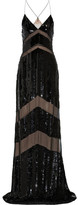 Thumbnail for your product : Jason Wu Sequined silk-chiffon gown