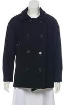Thumbnail for your product : Derek Lam Double-Breasted Wool Coat Black Double-Breasted Wool Coat