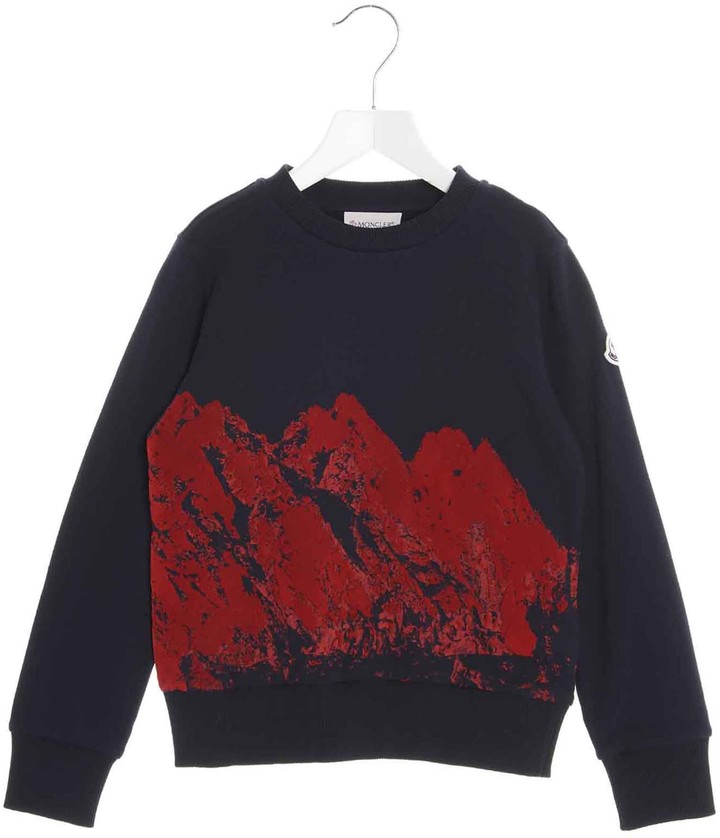 moncler sweatshirt red
