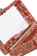 Thumbnail for your product : Edie Parker Jean glittered acrylic clutch