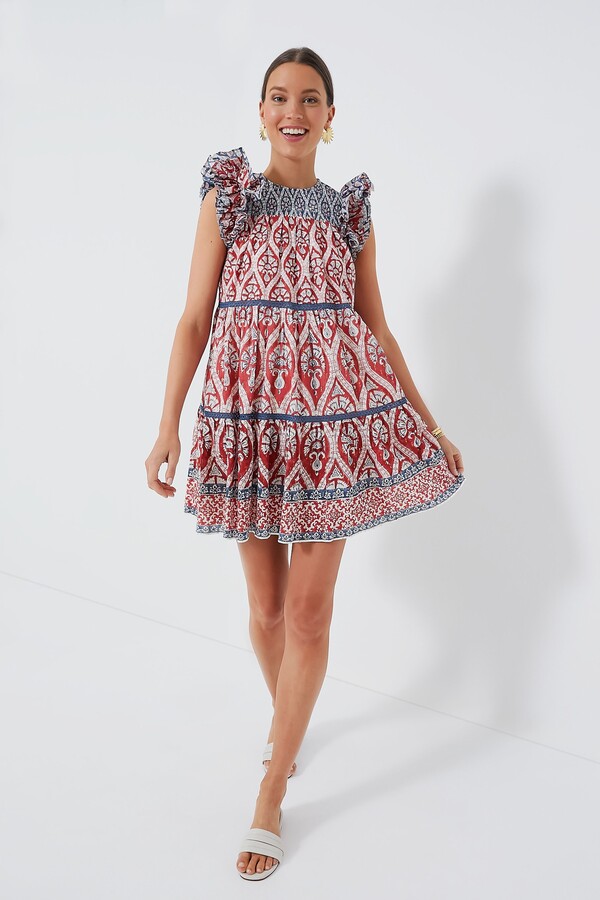 ASH EDEN Multi Olga Mini Lace Dress ShopStyle