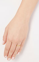 Thumbnail for your product : Malcolm Betts Women's White Diamond & Hammered Yellow Gold Band